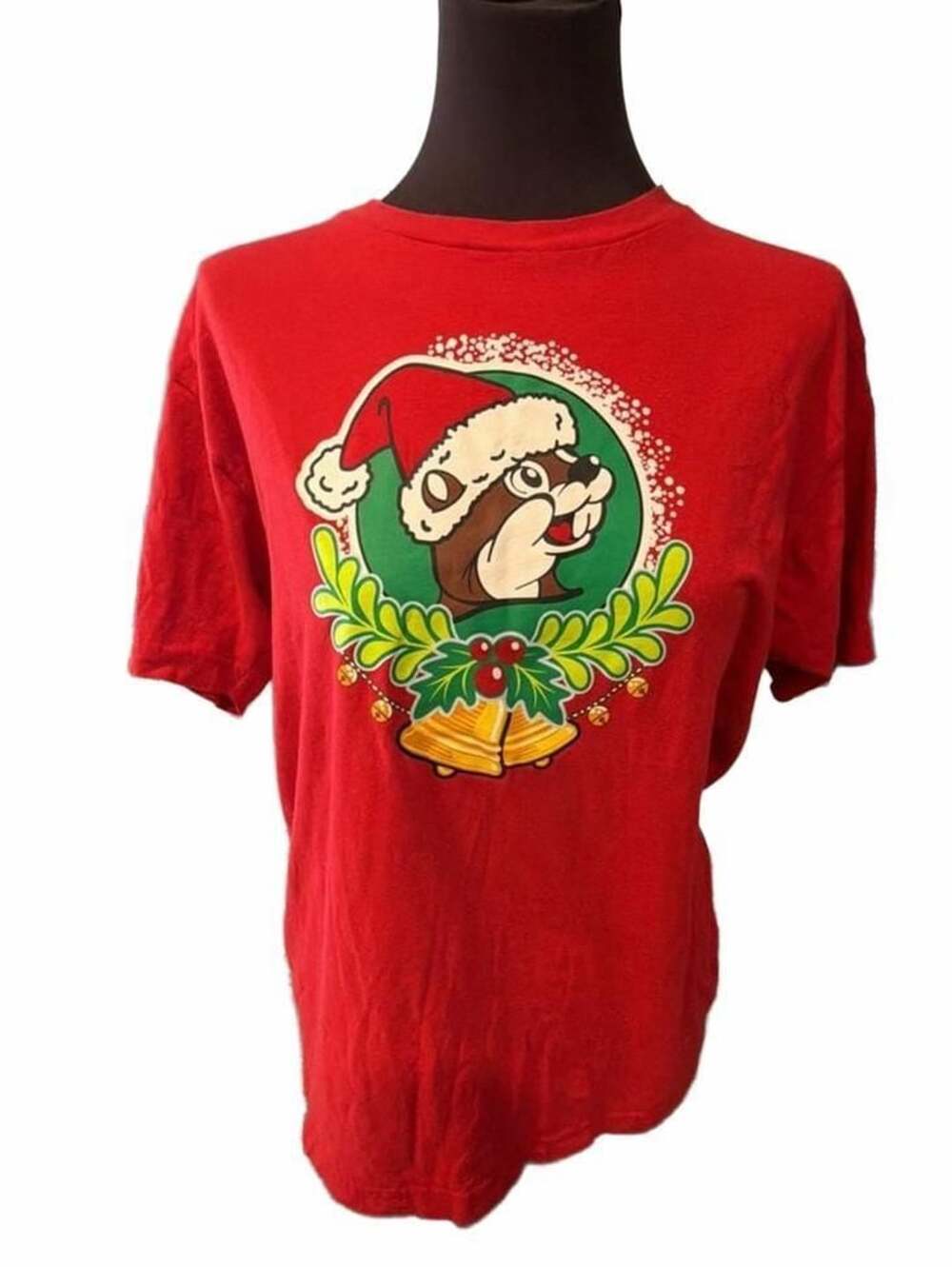 Buc-ee's Jingle All The Way Christmas T-Shirt Red Holiday Tee